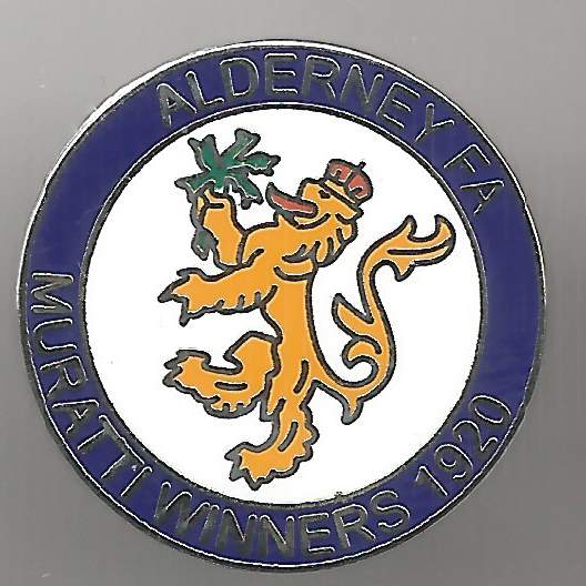 Pin Fussballverband Alderney Neues Logo